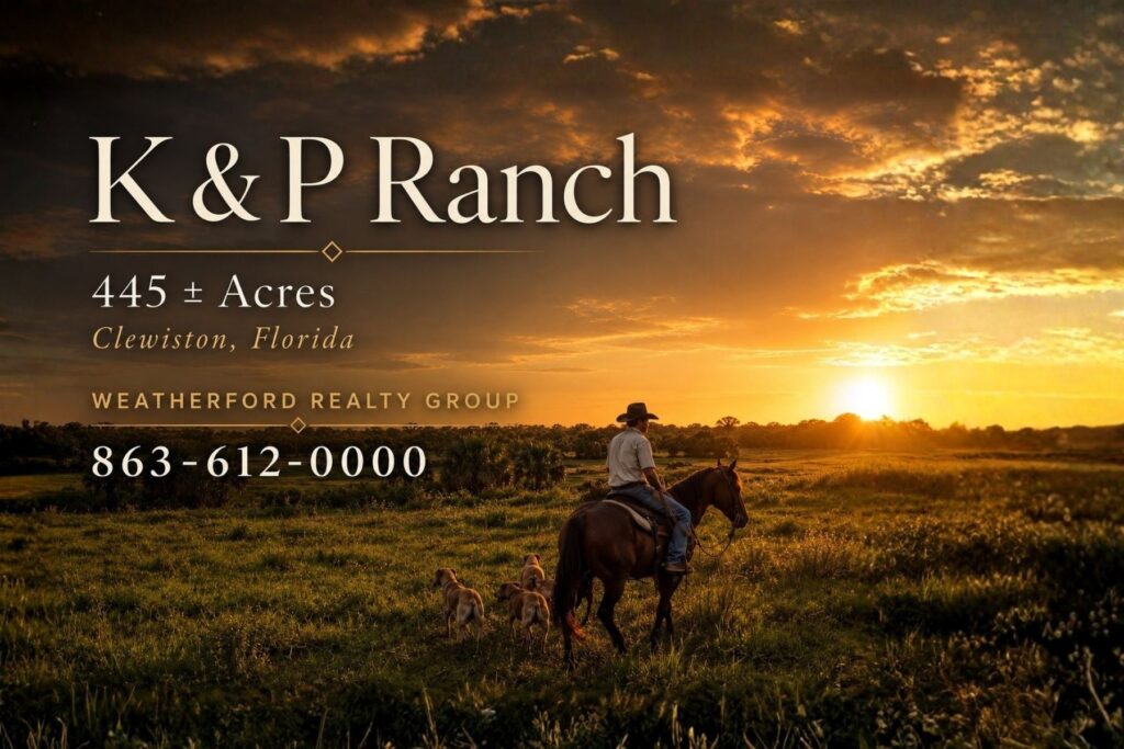 K&P Ranch florida land for sale clewiston
